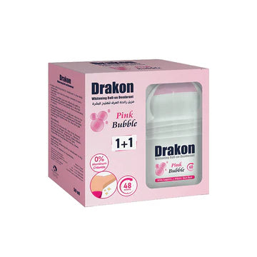 Drakon whitening roll on Pink Bubble 50ml offer 1+1