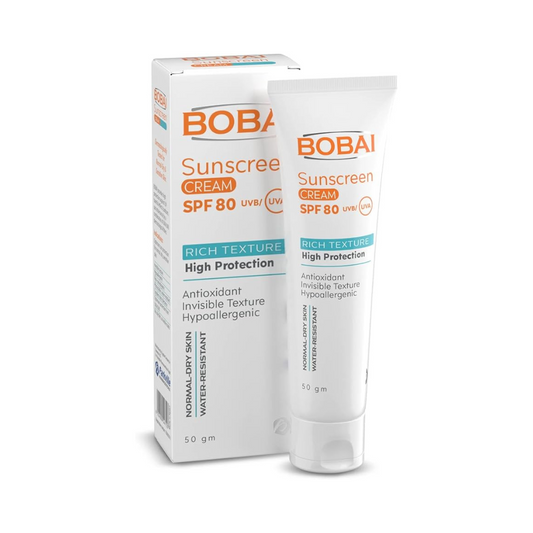 Bobai Sunscreen Cream SPF+50 High Protection 50g
