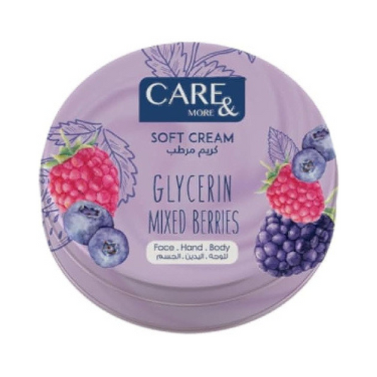 Care & More Soft Cream With Glycerin and Mixed berries