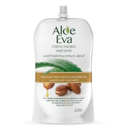 Aloe Eva Strenghtening Hair Mask With Aloe Vera & Moroccan Argan Oil 250gm