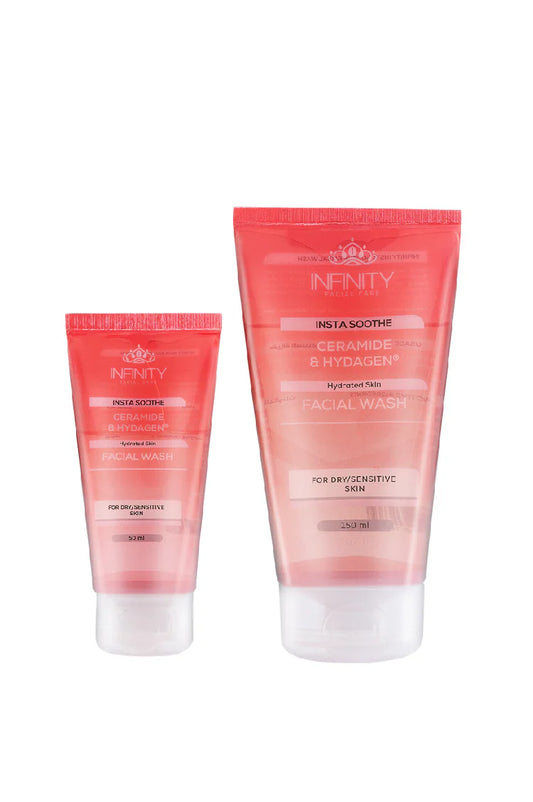 Infinity Facial Care Insta Soothe Facial Wash (1+1) 150 ml+50ml