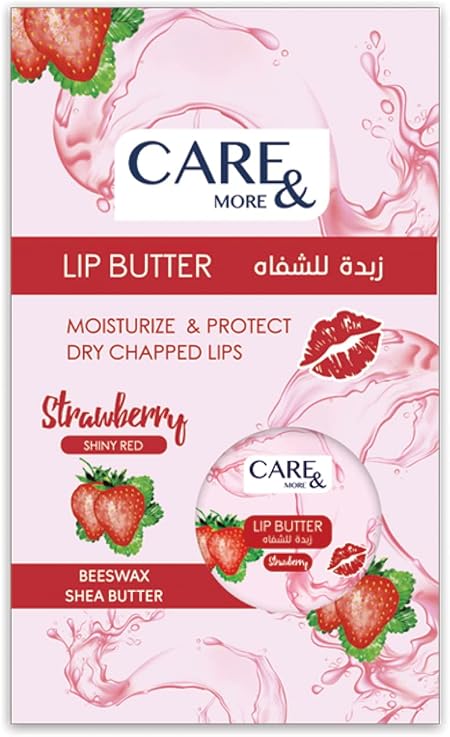 Care & More Strawberry Lip Butter 20 g