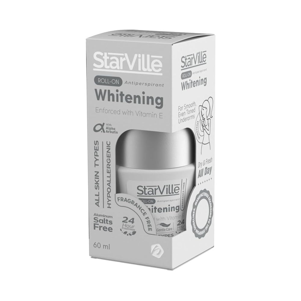 StarVille roll on whitening fragrance free 60 ml