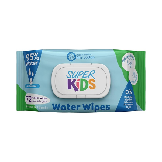 Super Kids Water Wipes for Baby Skin